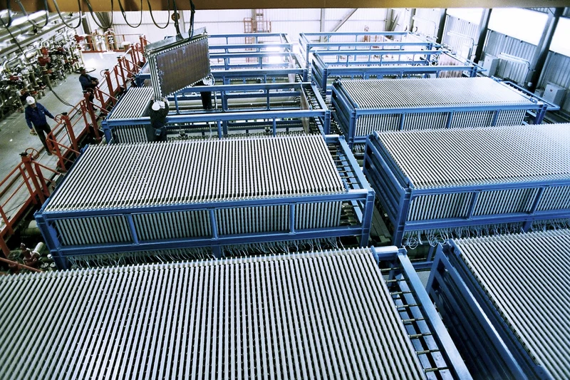 cell taken out of bipolar membrane electrolyzers