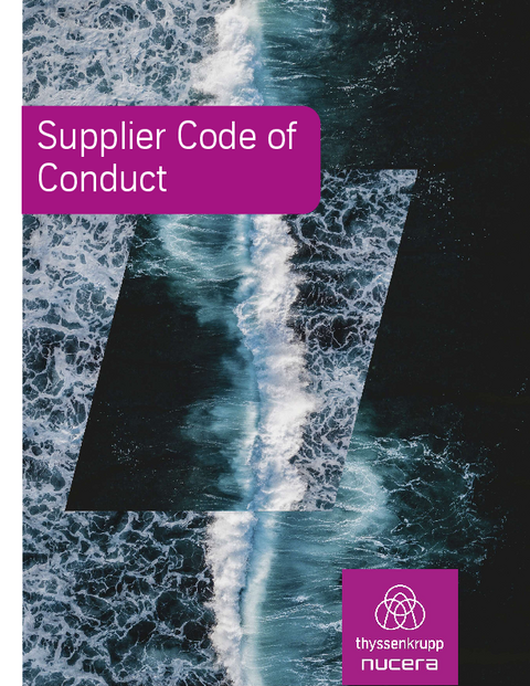 Supplier Code of Conduct thyssenkrupp nucera